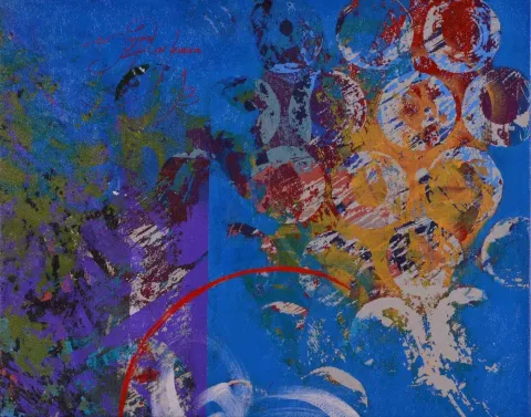 "isimsiz" eseri ENGİN KORKMAZ tarafından 2013 yılında 40x50 cm ölçülerinde Tuval üzeri akrilik boya tekniği ile yapılmıştır.