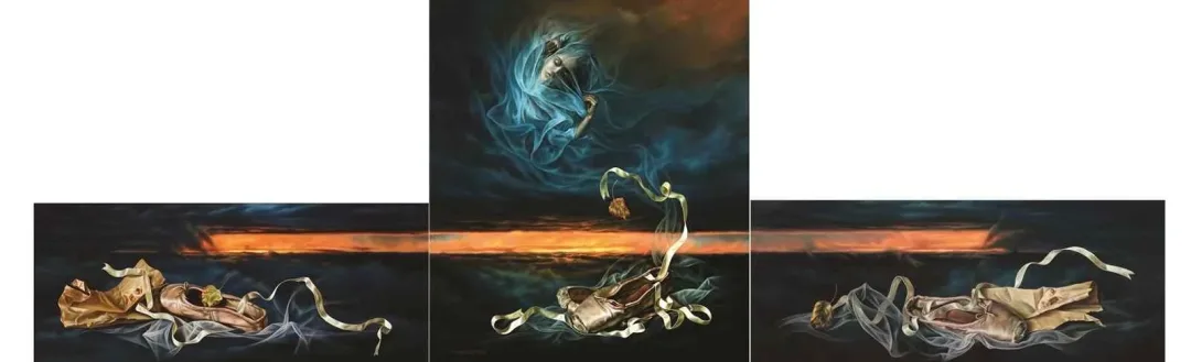 FİRDEVSİ FEYZULLAH — “Duygu”, 2012 "Duygu" eseri FİRDEVSİ FEYZULLAH tarafından 2012 yılında 80x230 cm ölçülerinde Tuval üzeri yağlı boya tekniği ile yapılmıştır.