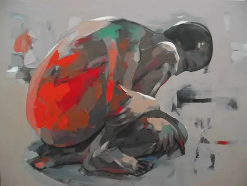 "isimsiz" eseri HAKAN ERASLAN tarafından 2013 yılında 65x86 cm ölçülerinde Tuval üzeri yağlı boya tekniği ile yapılmıştır.