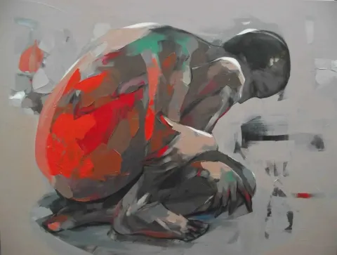 "isimsiz" eseri HAKAN ERASLAN tarafından 2013 yılında 65x86 cm ölçülerinde Tuval üzeri yağlı boya tekniği ile yapılmıştır.