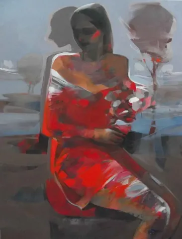 "isimsiz" eseri HAKAN ERASLAN tarafından 2013 yılında 86x65 cm ölçülerinde Tuval üzeri yağlı boya tekniği ile yapılmıştır.