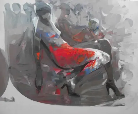 "isimsiz" eseri HAKAN ERASLAN tarafından 2013 yılında 86x105 cm ölçülerinde Tuval üzeri yağlı boya tekniği ile yapılmıştır.