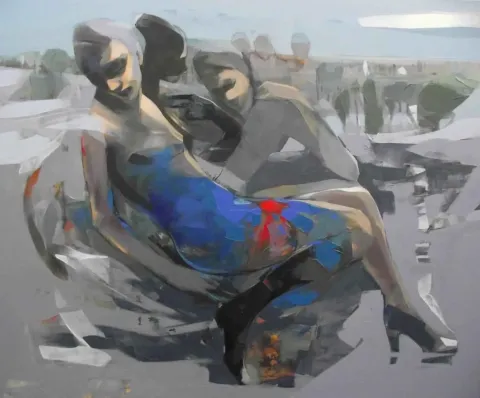 "isimsiz" eseri HAKAN ERASLAN tarafından 2013 yılında 86x105 cm ölçülerinde Tuval üzeri yağlı boya tekniği ile yapılmıştır.
