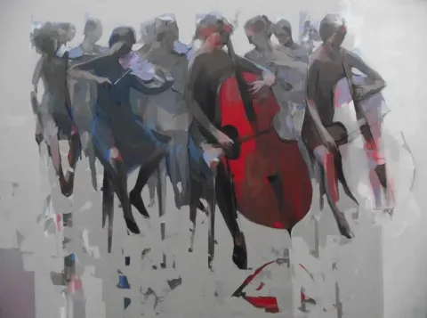 "isimsiz" eseri HAKAN ERASLAN tarafından 2013 yılında 110x150 cm ölçülerinde Tuval üzeri yağlı boya tekniği ile yapılmıştır.