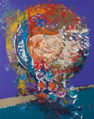 "isimsiz" eseri ENGİN KORKMAZ tarafından 2013 yılında 93x72 cm ölçülerinde Tuval üzeri yağlı boya tekniği ile yapılmıştır.
