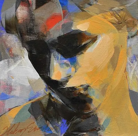 "isimsiz" eseri HAKAN ERASLAN tarafından 20x20 cm ölçülerinde yapılmıştır.