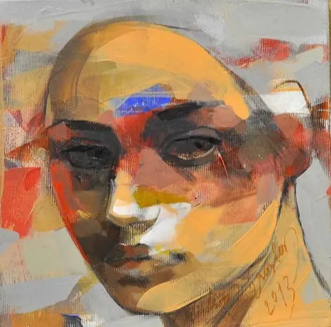 "isimsiz" eseri HAKAN ERASLAN tarafından 20x20 cm ölçülerinde yapılmıştır.