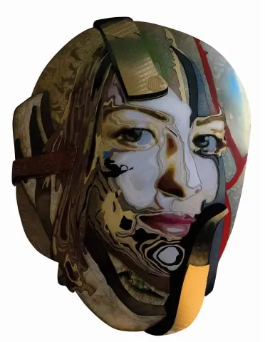 "Hayat" eseri EMRE LÜLE tarafından 2014 yılında 120x90 cm ölçülerinde Pleksiglas+Ahşap tekniği ile yapılmıştır.