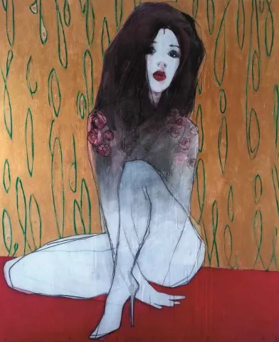 "140x116" eseri ERCAN AYÇİÇEK tarafından 2014 yılında 80x70x9 cm ölçülerinde Tuval üzeri akrilik boya tekniği ile yapılmıştır.