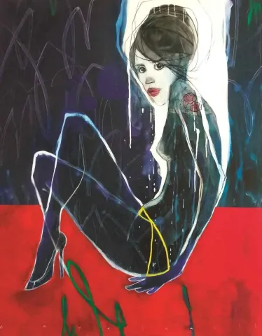 "140x110" eseri ERCAN AYÇİÇEK tarafından 2014 yılında 80x92 cm ölçülerinde Tuval üzeri akrilik boya tekniği ile yapılmıştır.