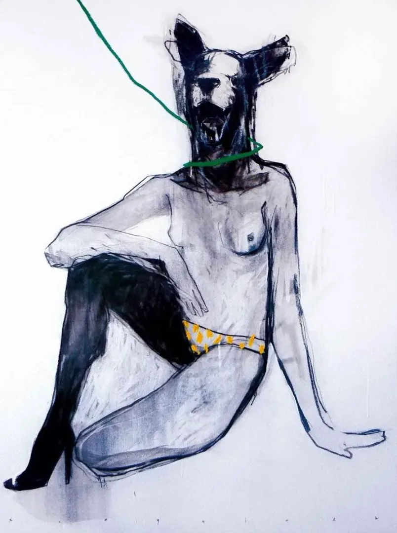 ERCAN AYÇİÇEK — “İsimsiz”, 2014 "İsimsiz" eseri ERCAN AYÇİÇEK tarafından 2014 yılında 120x90 cm ölçülerinde Tuval üzeri akrilik boya tekniği ile yapılmıştır.