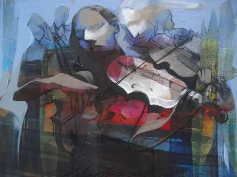 "isimsiz" eseri HAKAN ERASLAN tarafından 2014 yılında 33x41 cm ölçülerinde Tuval üzeri akrilik boya tekniği ile yapılmıştır.