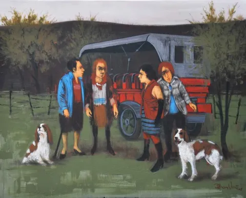 "isimsiz" eseri ORHAN UMUT tarafından 2011 yılında 60x75 cm ölçülerinde Tuval üzeri akrilik boya tekniği ile yapılmıştır.