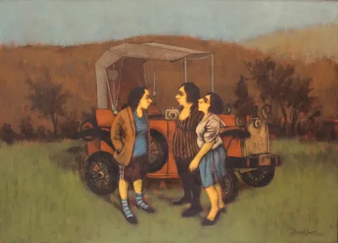 "isimsiz" eseri ORHAN UMUT tarafından 2012 yılında 50x70 cm ölçülerinde Tuval üzeri akrilik boya tekniği ile yapılmıştır.