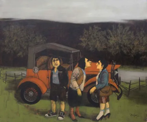"isimsiz" eseri ORHAN UMUT tarafından 2012 yılında 160x190 cm ölçülerinde Tuval üzeri akrilik boya tekniği ile yapılmıştır.