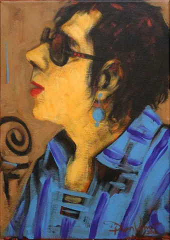 "isimsiz" eseri ORHAN UMUT tarafından 2010 yılında 35x25 cm ölçülerinde Tuval üzeri akrilik boya tekniği ile yapılmıştır.