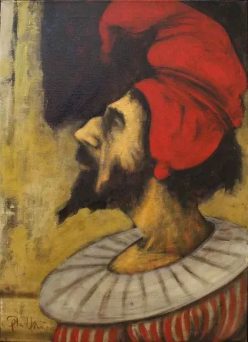 "isimsiz" eseri ORHAN UMUT tarafından 2012 yılında 50x35 cm ölçülerinde Tuval üzeri akrilik boya tekniği ile yapılmıştır.