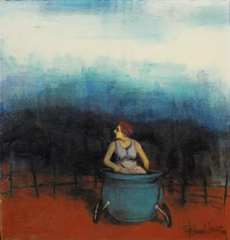 "isimsiz" eseri ORHAN UMUT tarafından 2014 yılında 30x30 cm ölçülerinde Tuval üzeri akrilik boya tekniği ile yapılmıştır.