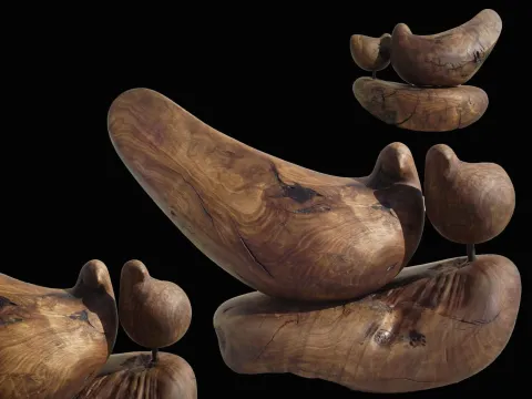 Bu eser HAKAN ERASLAN tarafından 2015 yılında 18x45x35 cm ölçülerinde Ağaç yontu tekniği ile yapılmıştır.