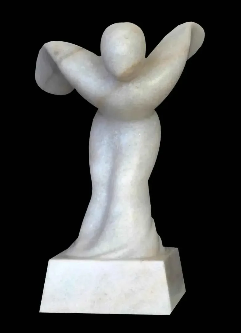 ÇIDAM MELEK — “Icarus”, 2006 "Icarus" eseri ÇIDAM MELEK tarafından 2006 yılında 60x30x30 cm ölçülerinde Afyon Mermeri tekniği ile yapılmıştır.
