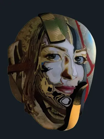 "Hayat" eseri EMRE LÜLE tarafından 2015 yılında 120x90 cm ölçülerinde Pleksiglas+Ahşap tekniği ile yapılmıştır.