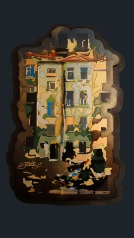 "Spirit Of Botter" eseri EMRE LÜLE tarafından 2014 yılında 44x29 cm ölçülerinde Pleksiglas+Ahşap tekniği ile yapılmıştır.