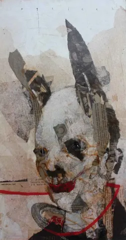 "Uyruğu Muz" eseri ERCAN AYÇİÇEK tarafından 2015 yılında 50x25 cm ölçülerinde Tuval üzeri akrilik boya tekniği ile yapılmıştır.