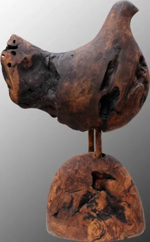 "Delikli Kuş" eseri HAKAN ERASLAN tarafından 2015 yılında 43x12x28 cm ölçülerinde Ahşap tekniği ile yapılmıştır.