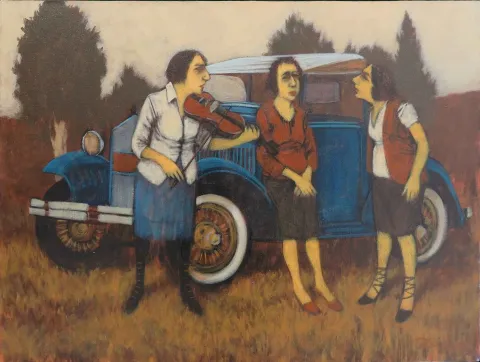 "İsimsiz" eseri ORHAN UMUT tarafından 2015 yılında 60x80 cm ölçülerinde Tuval üzeri akrilik boya tekniği ile yapılmıştır.