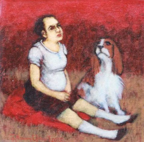 "İsimsiz" eseri ORHAN UMUT tarafından 2015 yılında 20x20 cm ölçülerinde Tuval üzeri akrilik boya tekniği ile yapılmıştır.