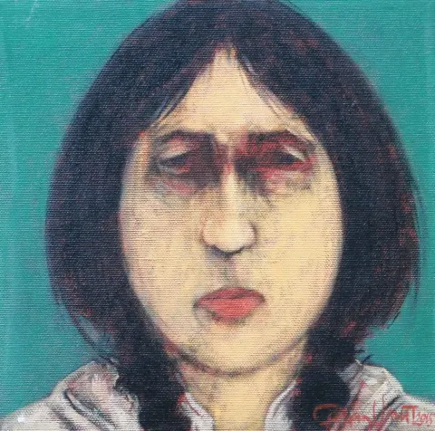 "İsimsiz" eseri ORHAN UMUT tarafından 2015 yılında 20x20 cm ölçülerinde Tuval üzeri akrilik boya tekniği ile yapılmıştır.