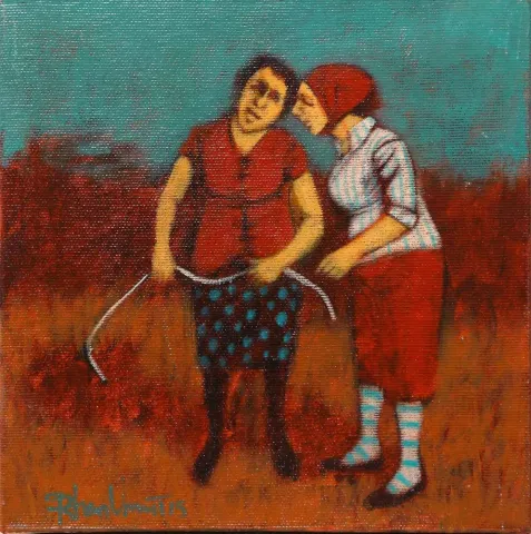 "İsimsiz" eseri ORHAN UMUT tarafından 2015 yılında 20x20 cm ölçülerinde Tuval üzeri akrilik boya tekniği ile yapılmıştır.