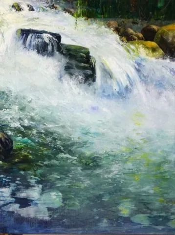 "İsimsiz" eseri TURGUT AKARSU tarafından 2015 yılında 40x30 cm ölçülerinde Tuval üzeri yağlı boya tekniği ile yapılmıştır.