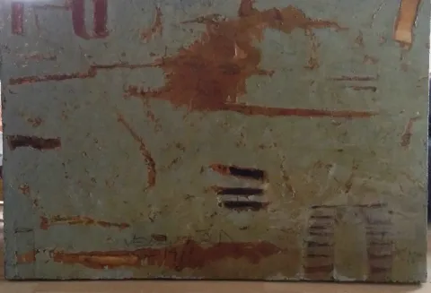 "İsimsiz" eseri VEDAT ÖRS tarafından 100x150 cm ölçülerinde Tuval üzeri karışık teknik tekniği ile yapılmıştır.