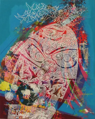 Bu eser ENGİN KORKMAZ tarafından 2015 yılında 50x40 cm ölçülerinde Tuval üzeri akrilik boya tekniği ile yapılmıştır.