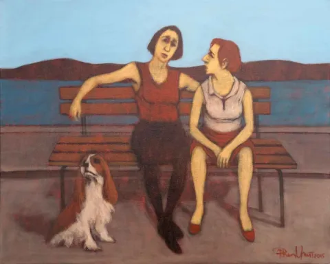 Bu eser ORHAN UMUT tarafından 2015 yılında 40x50 cm ölçülerinde Tuval üzeri akrilik boya tekniği ile yapılmıştır.