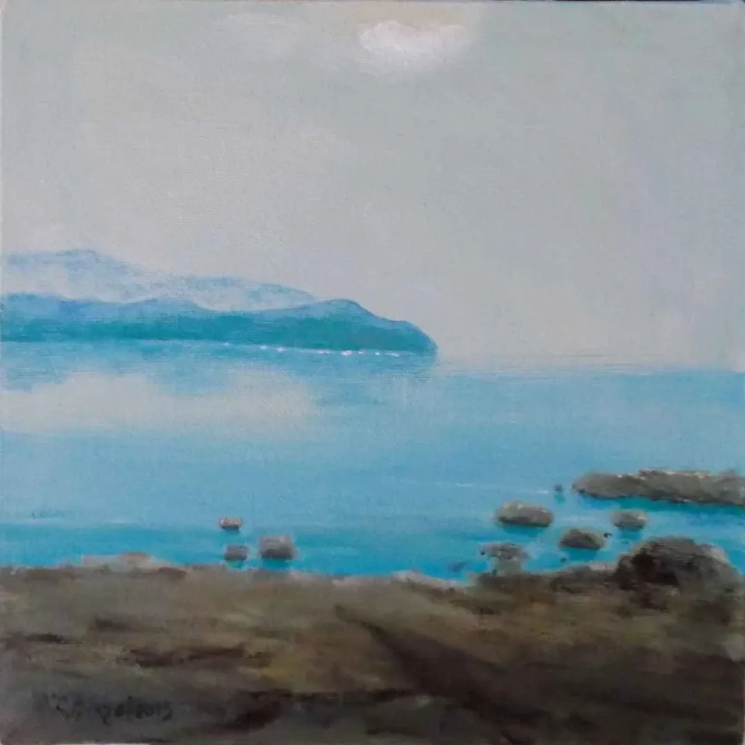 CELAL BİNZET — “Görünüm”, 2015 "Görünüm" eseri CELAL BİNZET tarafından 2015 yılında 25x25 cm ölçülerinde Tuval üzeri yağlı boya tekniği ile yapılmıştır.