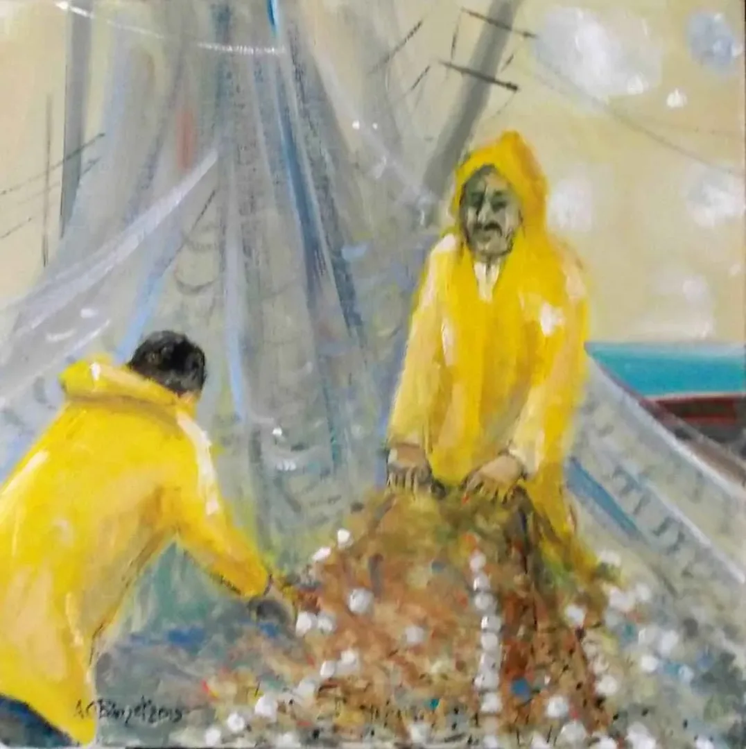 CELAL BİNZET — “Görünüm”, 2015 "Görünüm" eseri CELAL BİNZET tarafından 2015 yılında 25x25 cm ölçülerinde Tuval üzeri yağlı boya tekniği ile yapılmıştır.