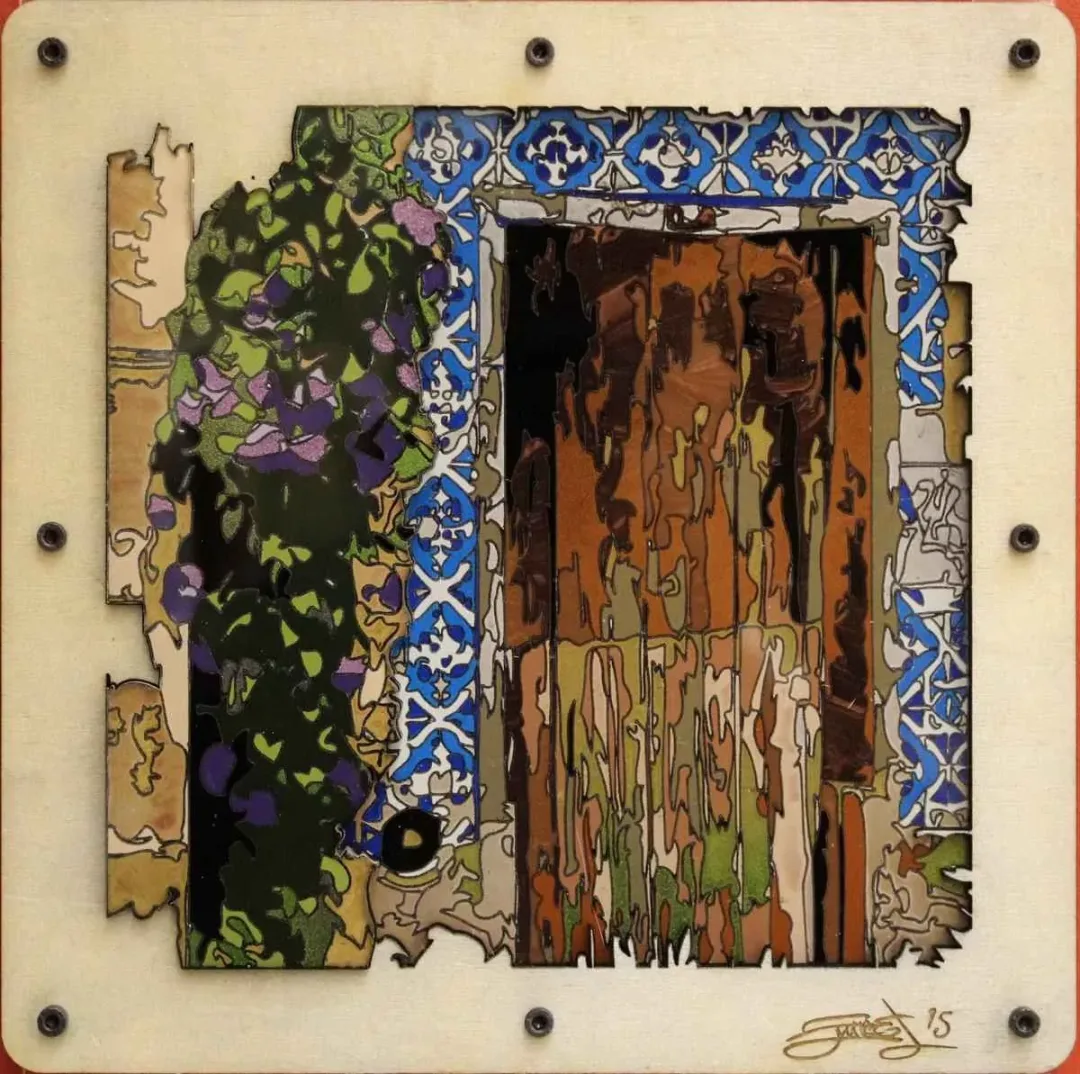 EMRE LÜLE — “isimsiz”, 2015 "isimsiz" eseri EMRE LÜLE tarafından 2015 yılında 25x25 cm ölçülerinde Pleksi tekniği ile yapılmıştır.
