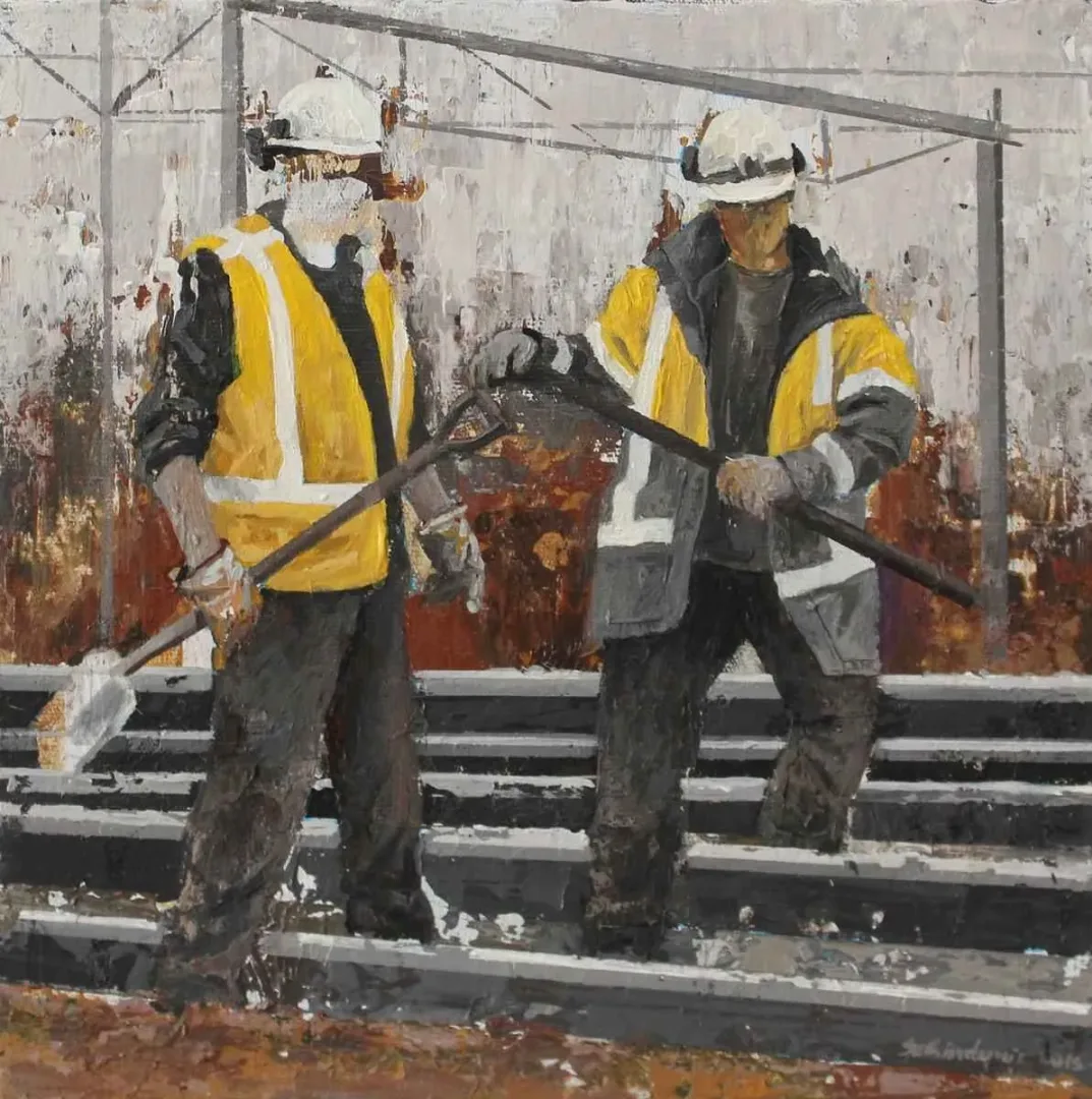 ŞAHİN DEMİR — “isimsiz”, 2015 "isimsiz" eseri ŞAHİN DEMİR tarafından 2015 yılında 25x25 cm ölçülerinde Tuval üzeri akrilik boya tekniği ile yapılmıştır.