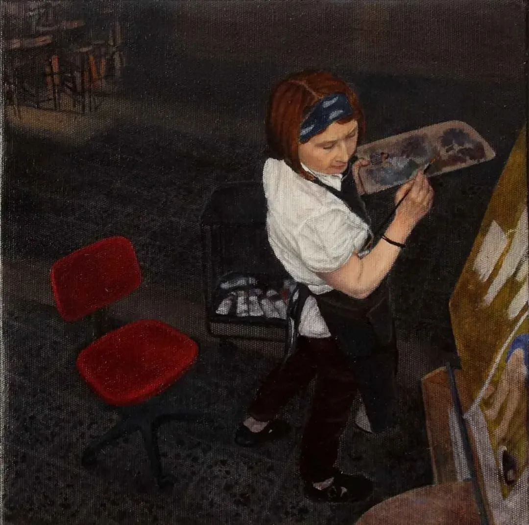 MERYEM UZUNOĞLU — “isimsiz”, 2015 "isimsiz" eseri MERYEM UZUNOĞLU tarafından 2015 yılında 25x25 cm ölçülerinde Tuval üzeri yağlı boya tekniği ile yapılmıştır.