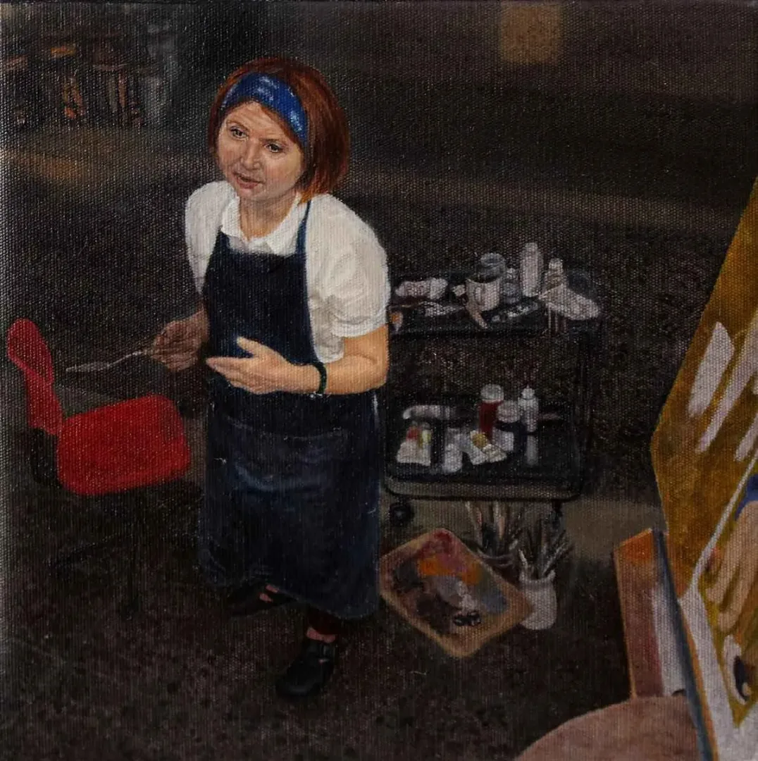 MERYEM UZUNOĞLU — “isimsiz”, 2015 "isimsiz" eseri MERYEM UZUNOĞLU tarafından 2015 yılında 25x25 cm ölçülerinde Tuval üzeri yağlı boya tekniği ile yapılmıştır.
