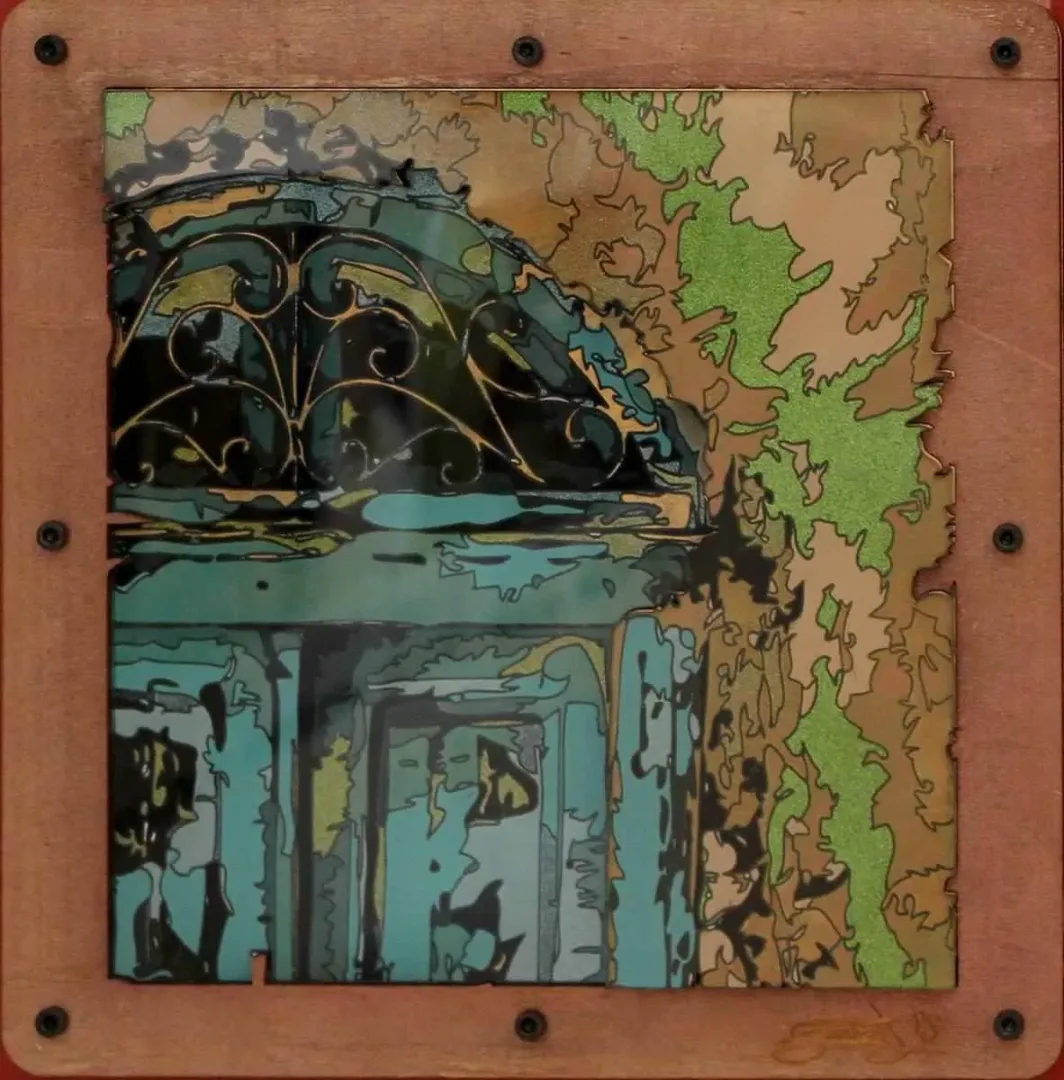 EMRE LÜLE — “isimsiz”, 2015 "isimsiz" eseri EMRE LÜLE tarafından 2015 yılında 25x25 cm ölçülerinde Pleksi tekniği ile yapılmıştır.