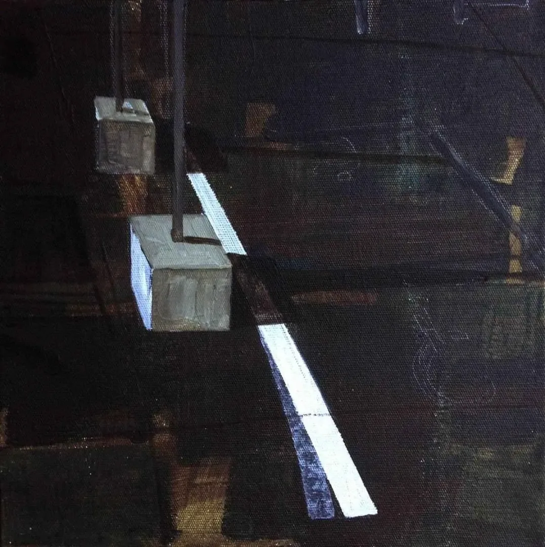 LÜTFİ ÖZDEN — “Alan”, 2015 "Alan" eseri LÜTFİ ÖZDEN tarafından 2015 yılında 25x25 cm ölçülerinde Tuval üzeri yağlı boya tekniği ile yapılmıştır.
