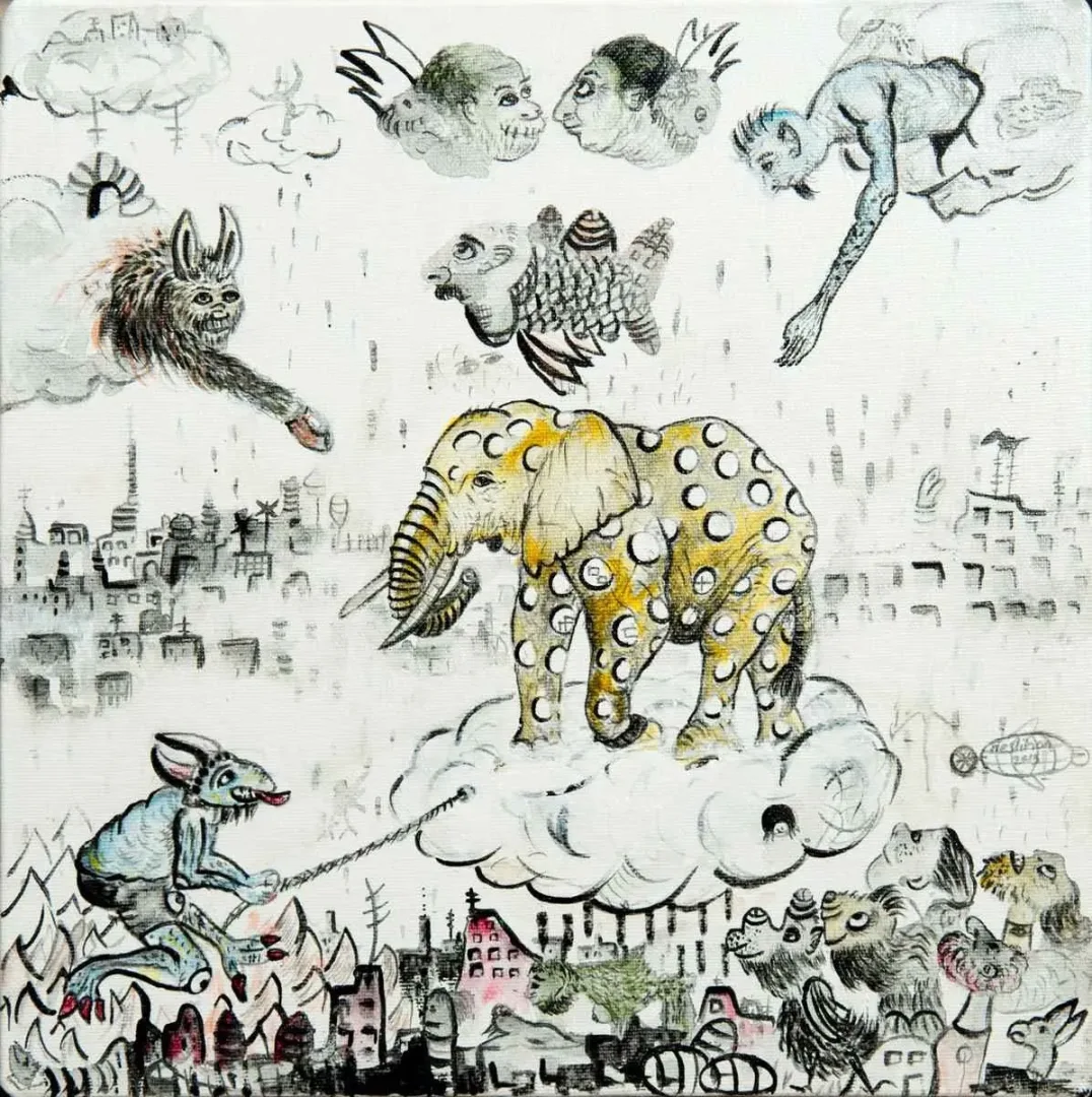 NESLİHAN ÖZGENÇ ERDOĞDU — “isimsiz”, 2015 "isimsiz" eseri NESLİHAN ÖZGENÇ ERDOĞDU tarafından 2015 yılında 25x25 cm ölçülerinde Tuval üzeri akrilik boya tekniği ile yapılmıştır.