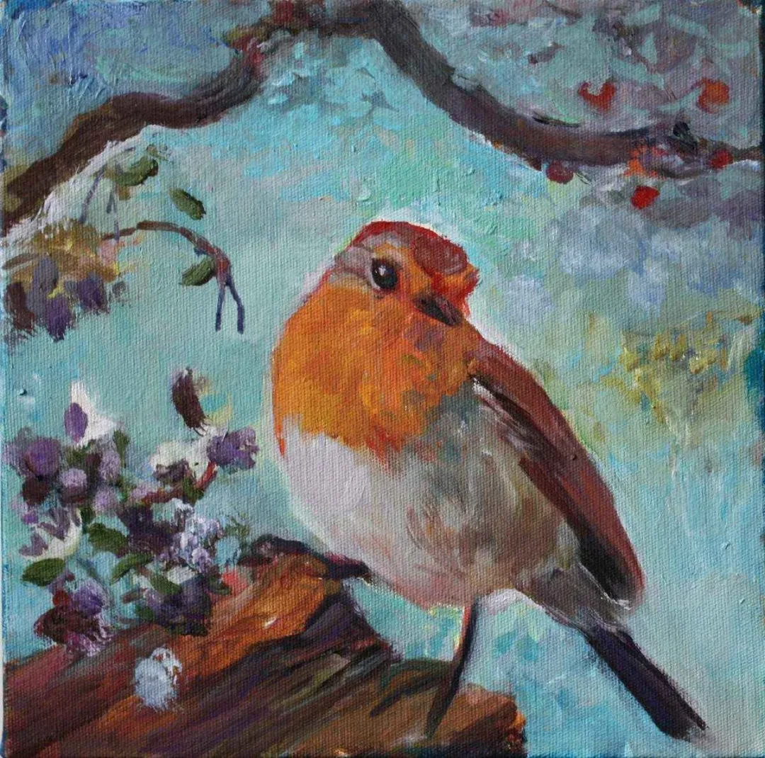 NİL KÖKEN — “isimsiz”, 2015 "isimsiz" eseri NİL KÖKEN tarafından 2015 yılında 25x25 cm ölçülerinde Tuval üzeri yağlı boya tekniği ile yapılmıştır.