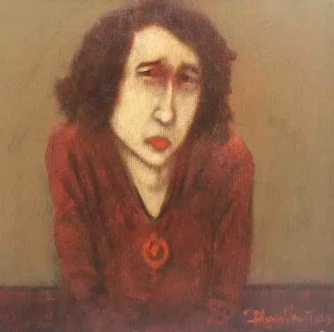 "isimsiz" eseri ORHAN UMUT tarafından 2015 yılında 25x25 cm ölçülerinde Tuval üzeri akrilik boya tekniği ile yapılmıştır.
