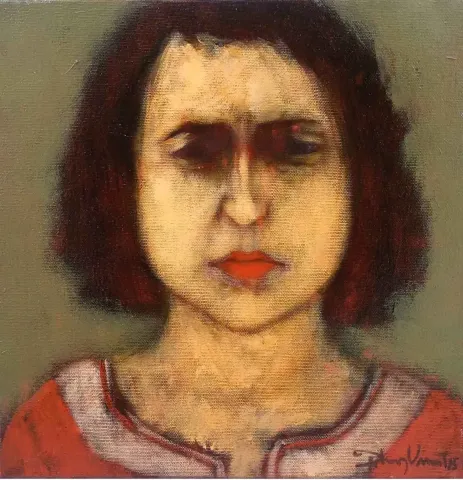 "isimsiz" eseri ORHAN UMUT tarafından 2015 yılında 25x25 cm ölçülerinde Tuval üzeri akrilik boya tekniği ile yapılmıştır.