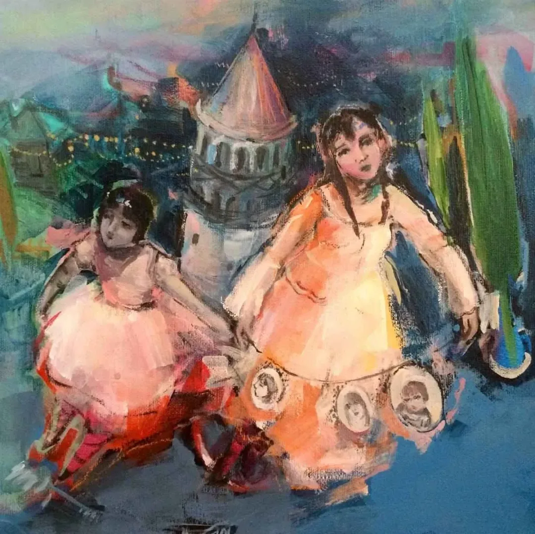 PERUZE HAMURCU — “isimsiz”, 2015 "isimsiz" eseri PERUZE HAMURCU tarafından 2015 yılında 25x25 cm ölçülerinde Tuval üzeri yağlı boya tekniği ile yapılmıştır.