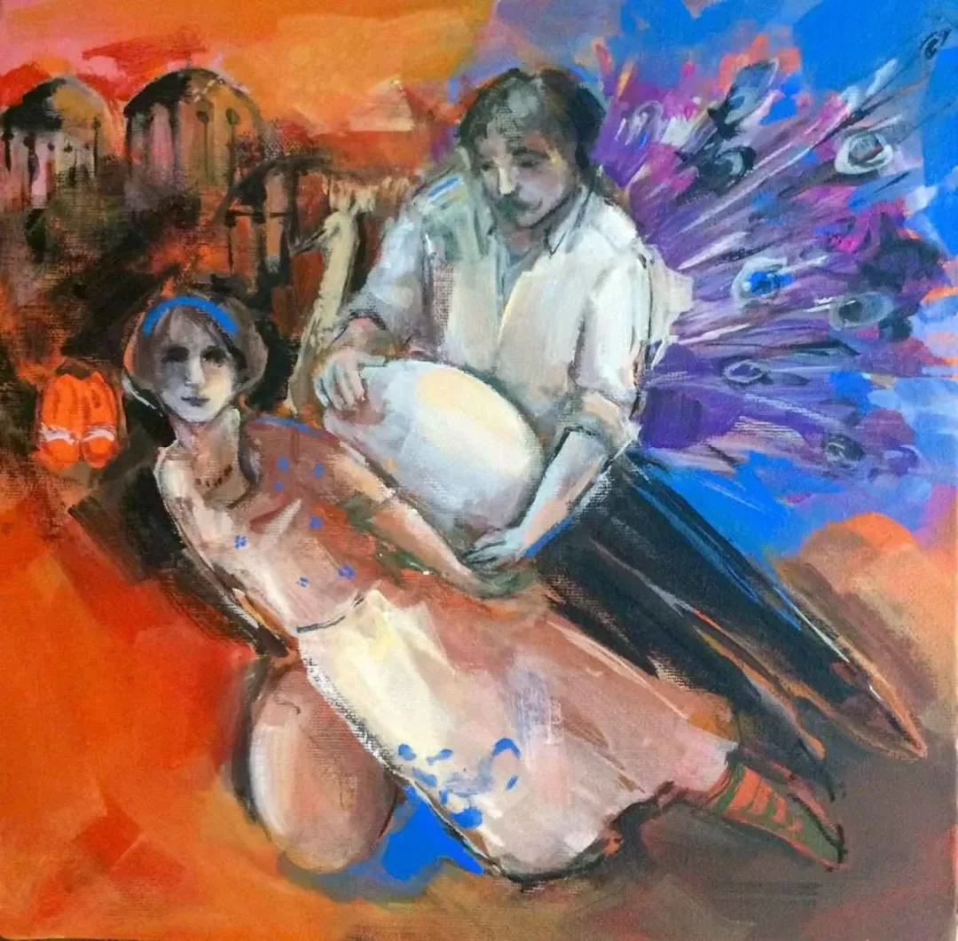 PERUZE HAMURCU — “isimsiz”, 2015 "isimsiz" eseri PERUZE HAMURCU tarafından 2015 yılında 25x25 cm ölçülerinde Tuval üzeri yağlı boya tekniği ile yapılmıştır.